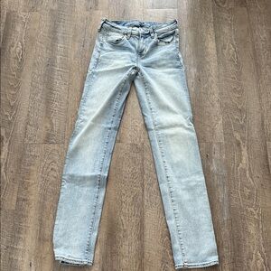 American Eagle Outfitters Stretchy Light Blue Skinny Jeans